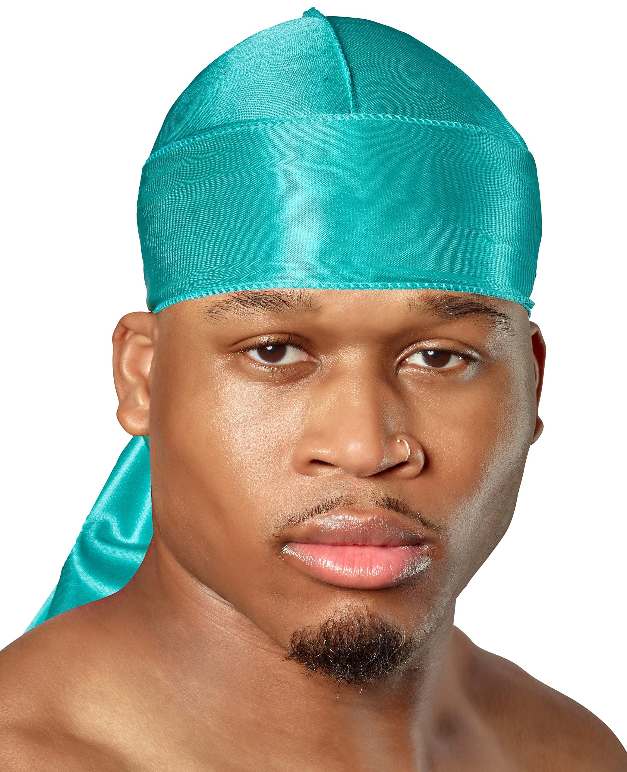 Shyne Men's Turquoise Silky Durag