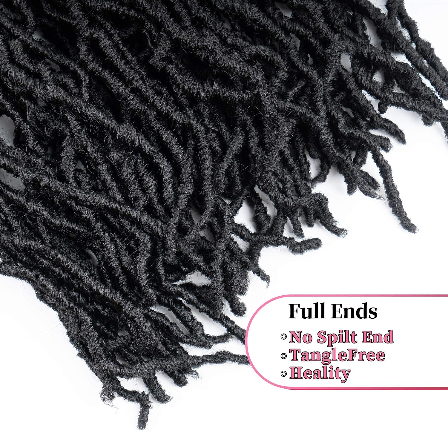 36 Inch New Soft Locs Crochet Hair Faux Locs Crochet Braids Hair 6 Packs/lot Super Long Goddess Locs Dreadlocs Synthetic Hair Extend Pre Looped Natural Soft Locs Braiding for Women (36 Inch, 1B)