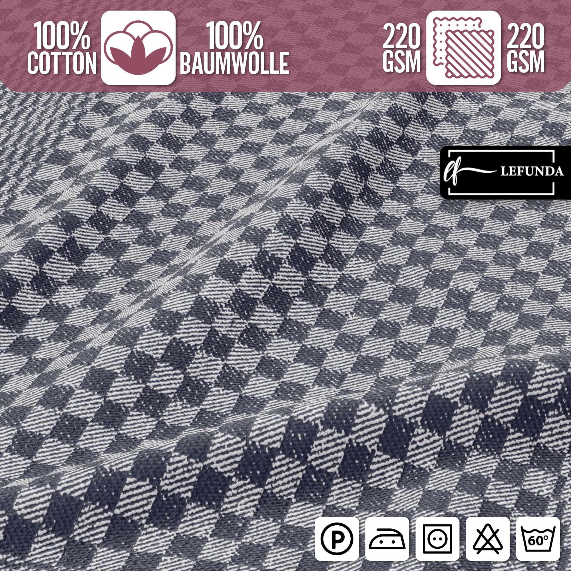 LEFUNDA® Zestaw 10 ściereczek do naczyń – 100% bawełna ręczniki kuchenne, 220 GSM, miękkie, super chłonne ręczniki do naczyń, pełna nitka, 50 x 70 cm (brązowe, 10)