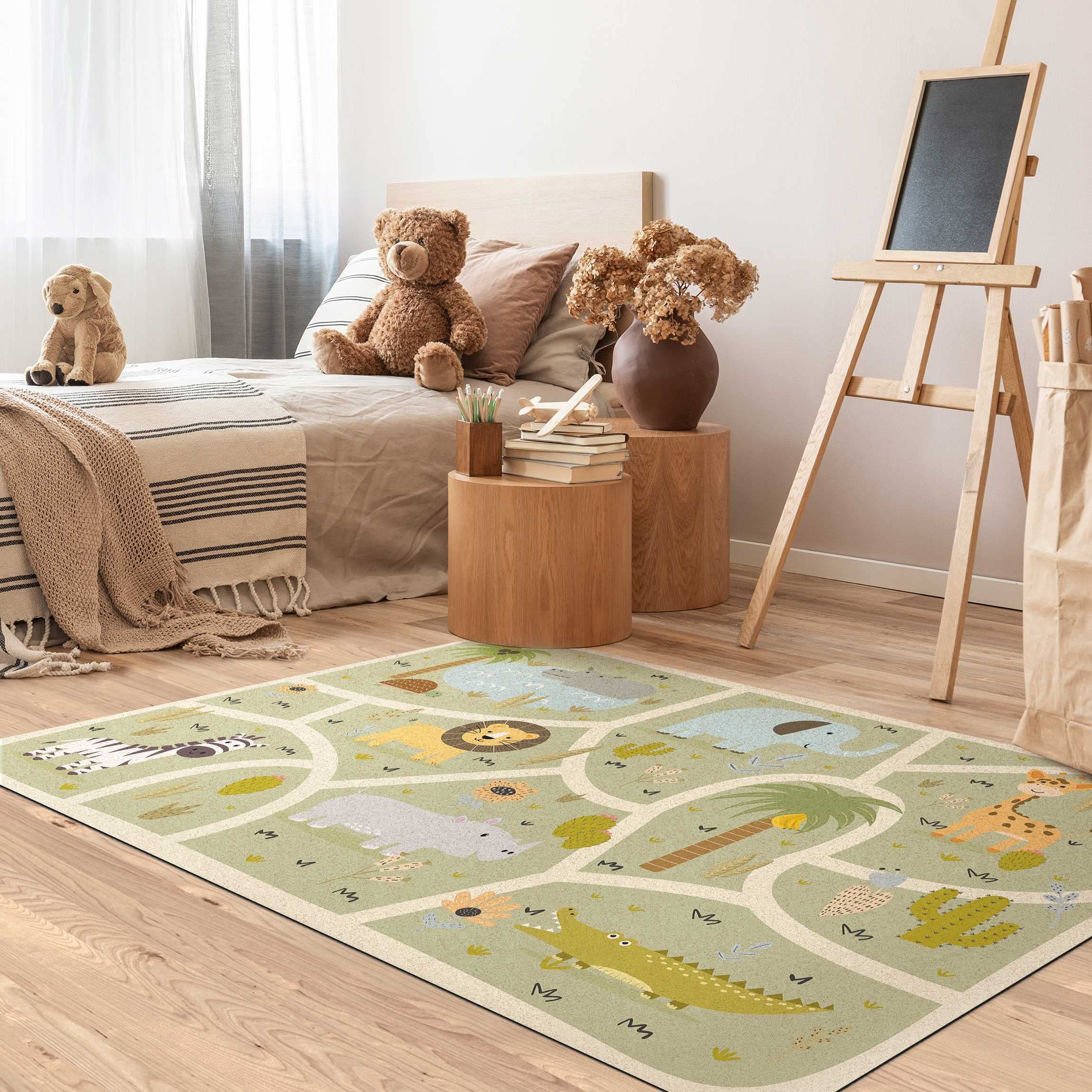 Kreativer Badteppich 'Haus Auf Fischen' – 40x60 Cm, Rutschfeste Fußmatte Für Indoor/Outdoor