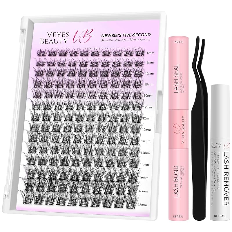 Kit de cílios em tufos VEYESBEAUTY LuxeBold