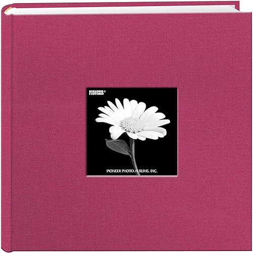 Pioneer Photo Albums Holds 200 Photos, Bright Pink, 4" x 6"