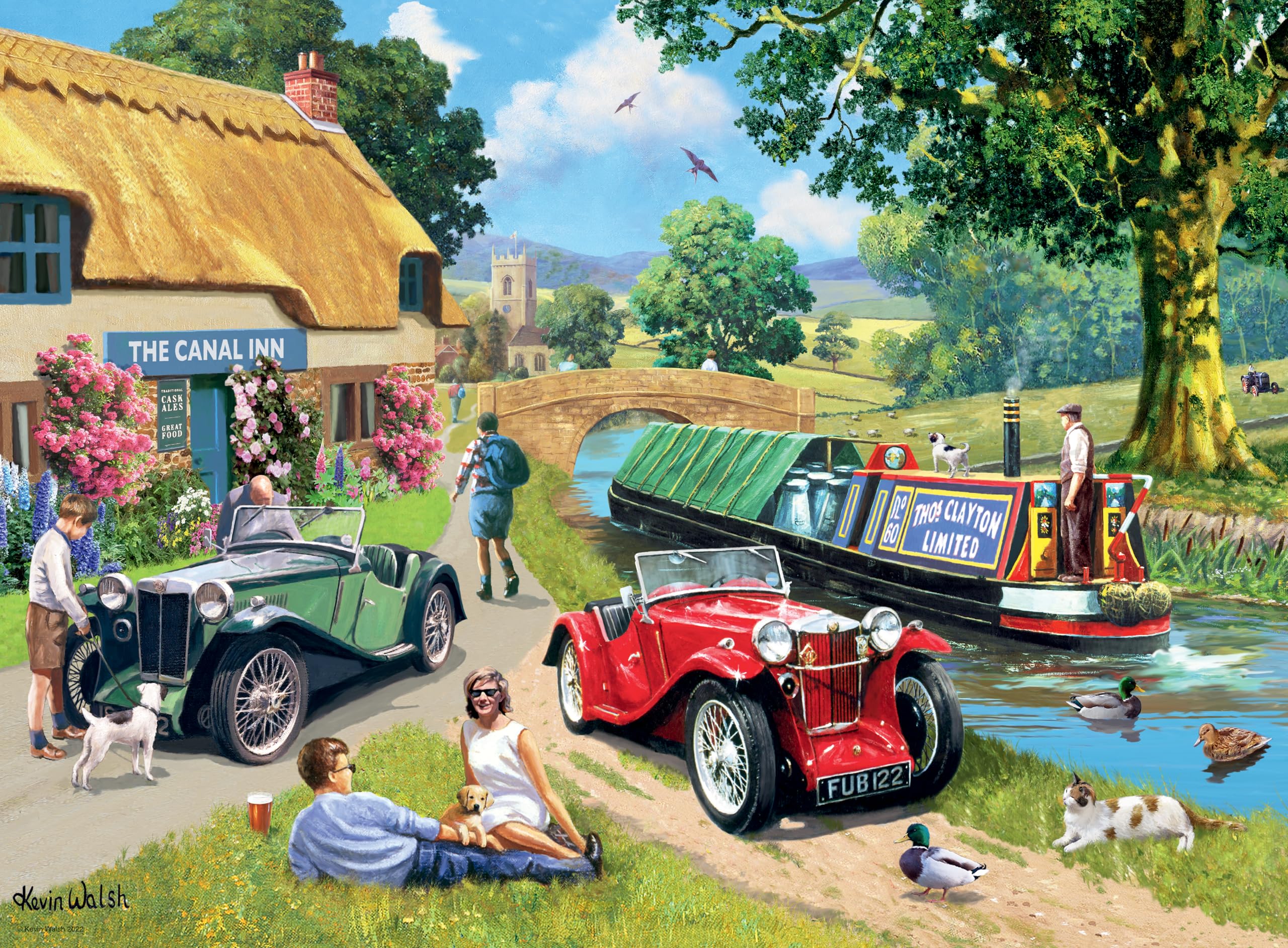 Ravensburger Two of a Kind 500 Piece Jigsaw Puzzle for Adults and Kids Age 10 Years Up, Multicolor