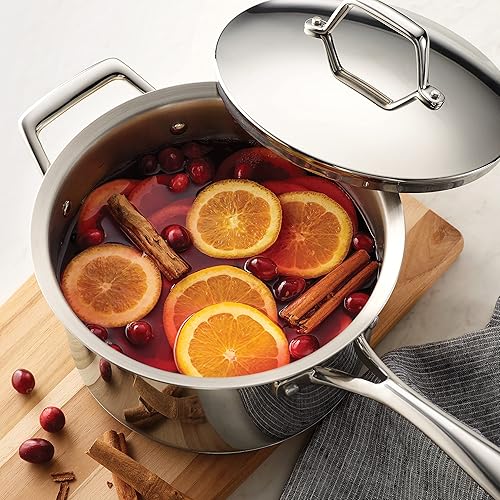 Miniatura 3 de Tramontina Prima - Olla alta de acero inoxidable de tres capas