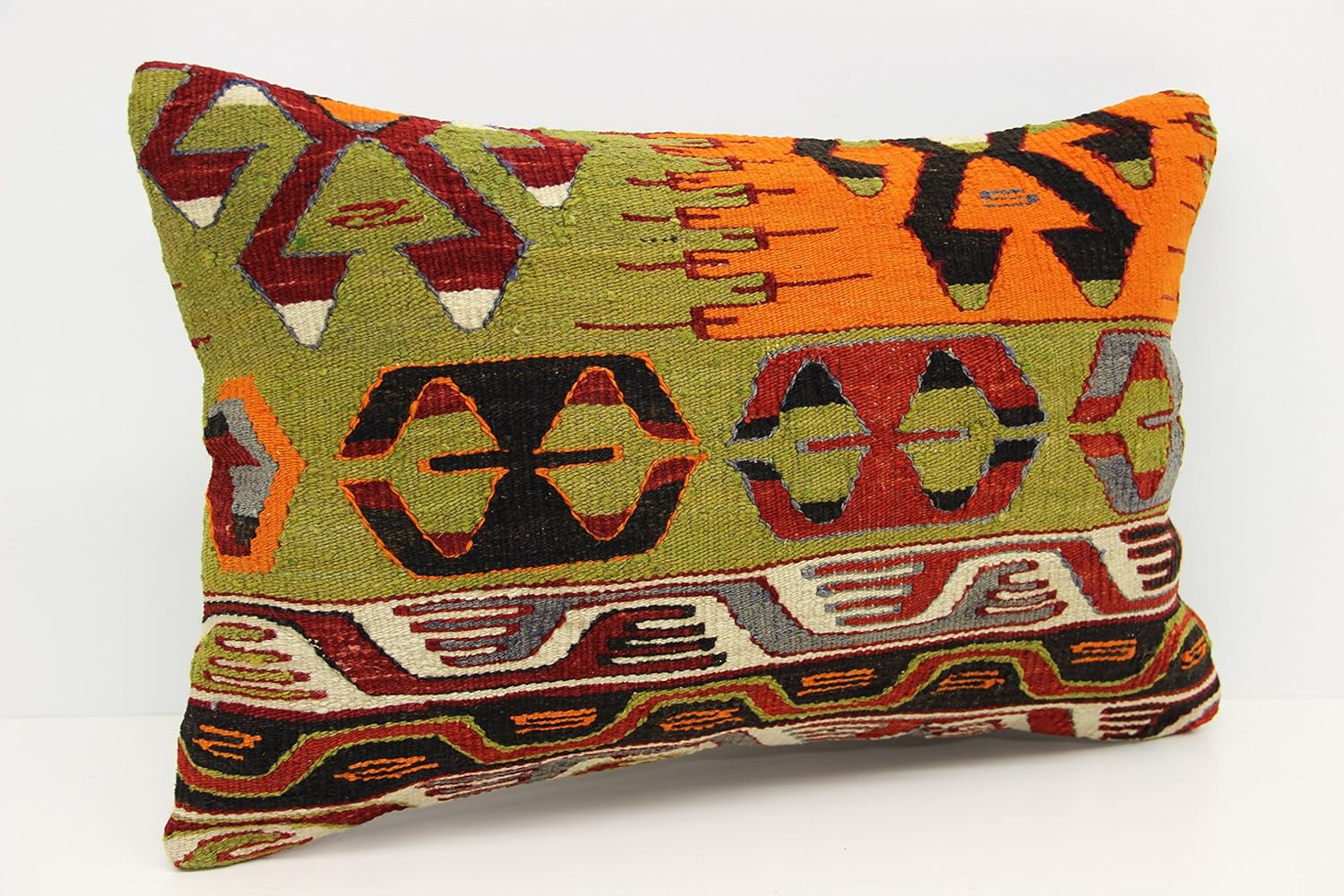 Handmade kilim pillow cover 16x24 inch (40x60 cm) Classy