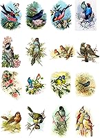 Vista 1 de Decoupage Paper Pack (10sheets A4 / 8"x12") Beautiful Birds FLONZ Vintage Paper