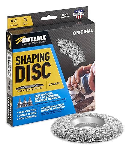 Vista 9 de Kutzall Disco de moldeo extremo – Muy grueso, 7 pulgadas (7.000 in) de diámetro x 7⁄8 pulgadas (0.874 in) de diámetro – Accesorio para amoladora