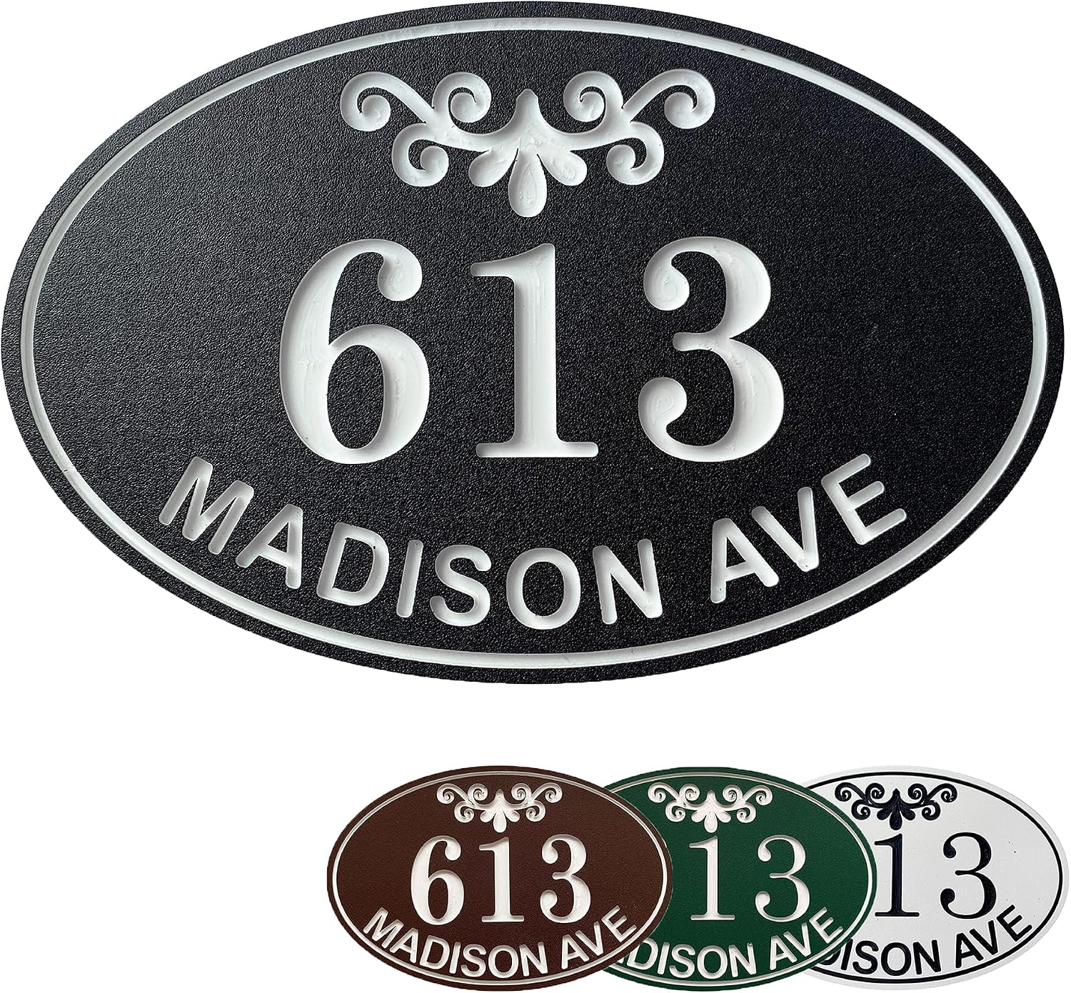 Carvature House Numbers and Street Name, House Number Plaque, Address Plaque House, Address Number House, Address Sign, House Number Sign, Address Plaque, Housewarming Gift, Wedding Gift, 11.5" x 7.5"