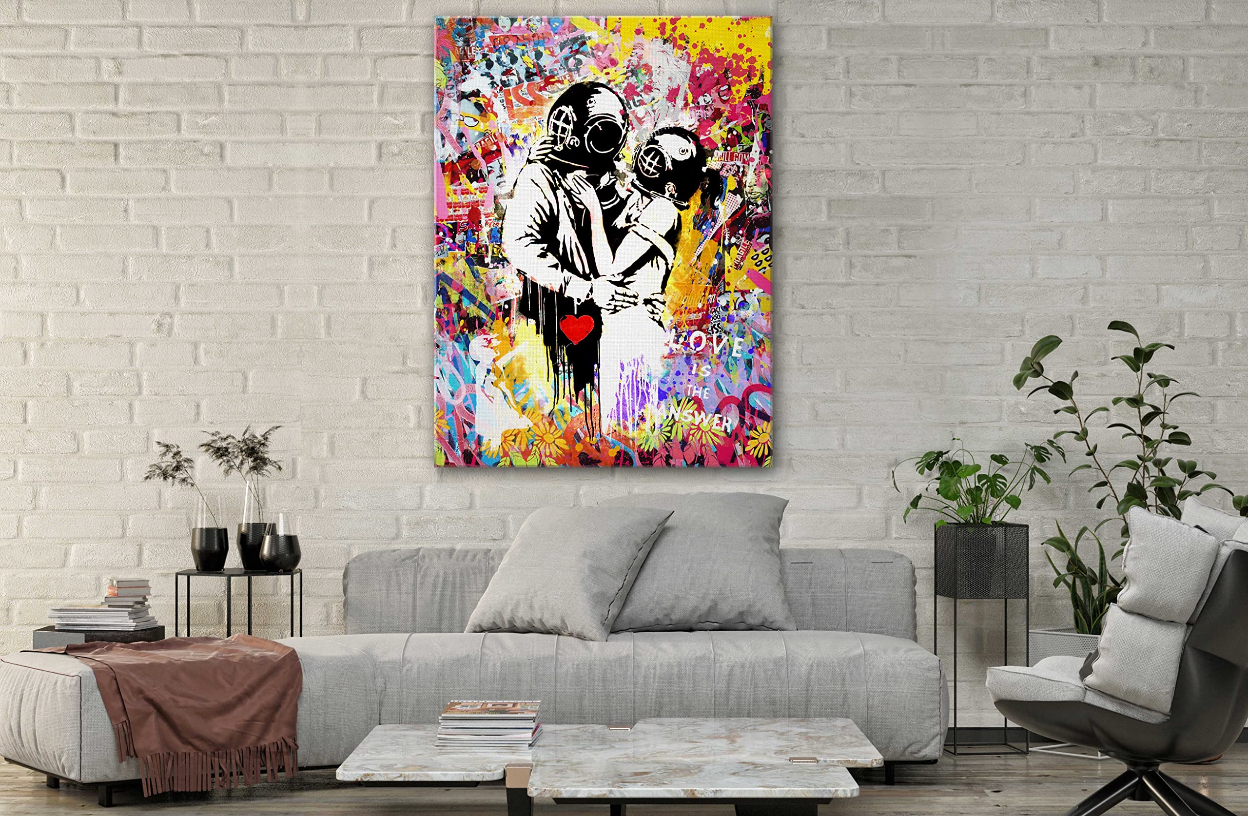 バンクシー BANKSY Girl-With-Balloon 風船と少女 デザインポスター