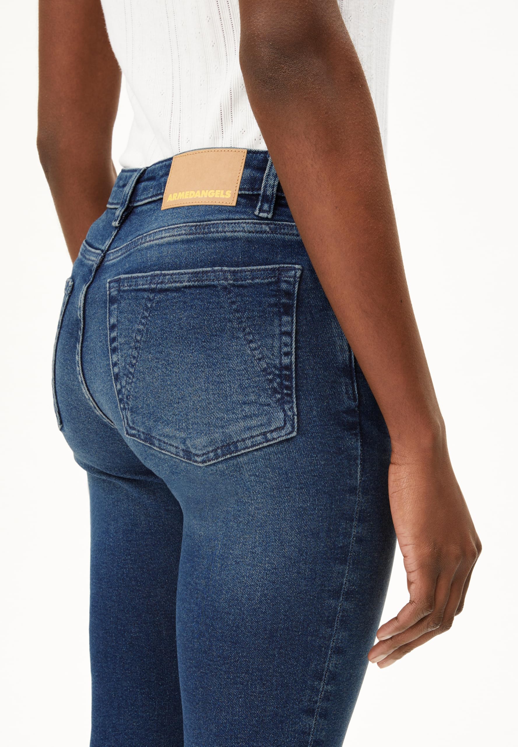 ARMEDANGELS Damen Skinny Jeans Mid Waist Bio-Baumwoll Mix X-Stretch TILLAA Skinny Fit