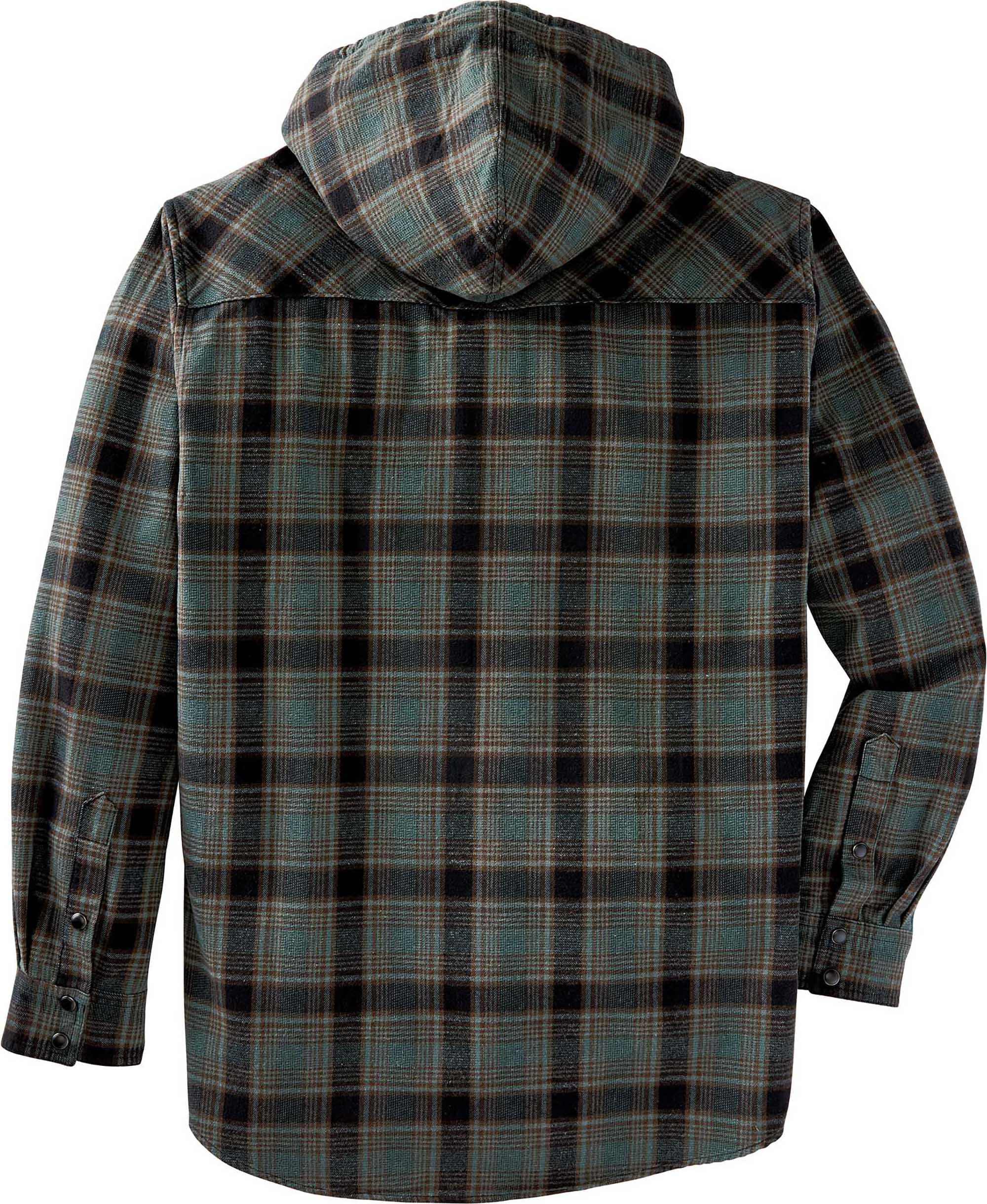 Legendary Whitetails Herren Backwoods Flanellhemd mit Kapuze Hemd