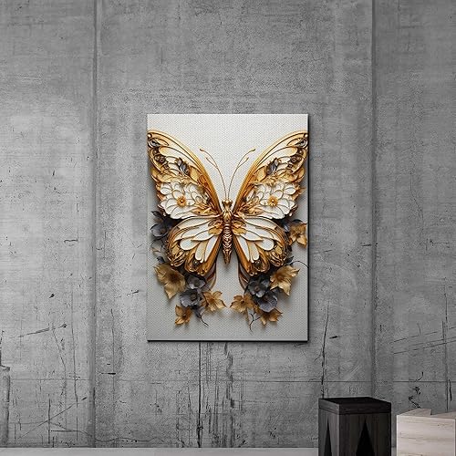 Miniatura 3 de Butterfly Wall Art, Rose Gold Art Print, Home Decor, Unique Gift For Her, Monarch Butterfly Print, Nature Lover Gift, Decor Canvas, Art Print
