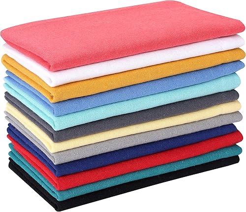 Miniatura 61 de Servilleta de tela de algodón de 18 x 18 pulgadas, color azul, servilletas de uso diario, servilletas de algodón, servilletas de boda, servilletas