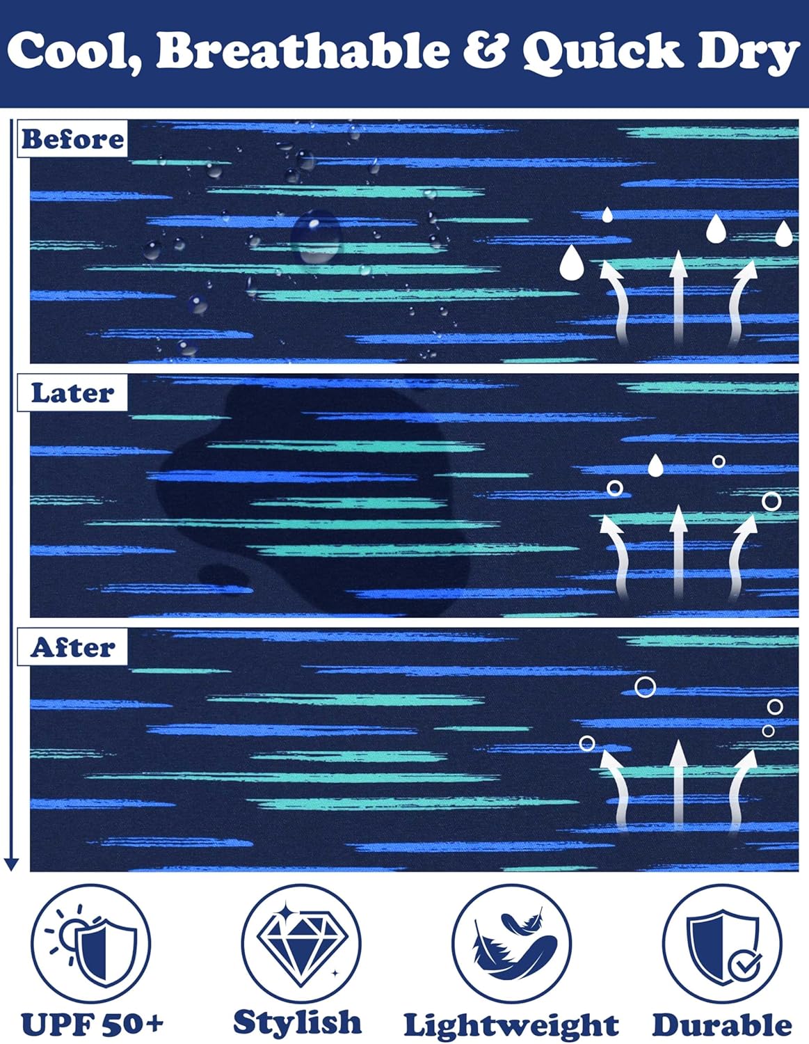 Sarfel Boys Swim Trunks with Compression Liner Kids Bathing Suits Boys Board Shorts Quick Dry Teen Swim Trunks Boy Swimsuit - Image 5