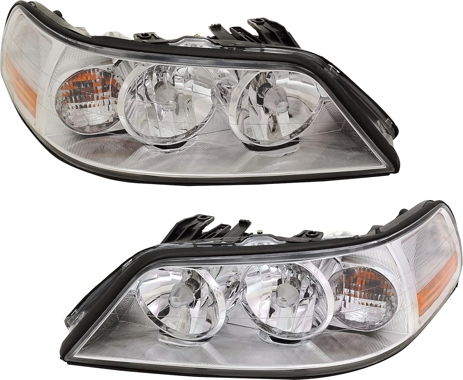 Garage-Pro Headlight Assembly Pair for Lincoln Town Car (2005–2011) – Halogen Includes Bulbs