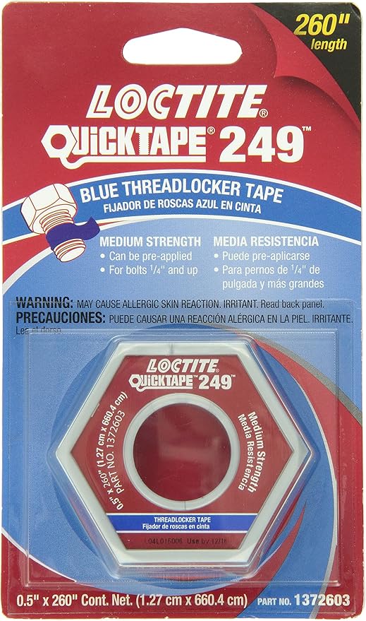 Loctite 1372603 Blue Thread Locker Tape Automotive