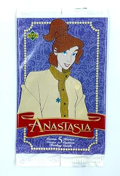 Upper Deck Anastasia Trading Card Pack 5 Cards, Ungraded, Unisex, Anime, Collectible Card, 1999