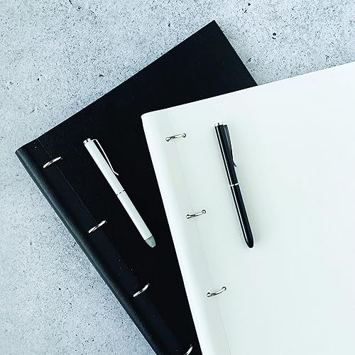 Miniatura 6 de Filofax Portapapeles, tamaño A4, colección clásica monocromática, cuaderno recargable, negro (B144000)