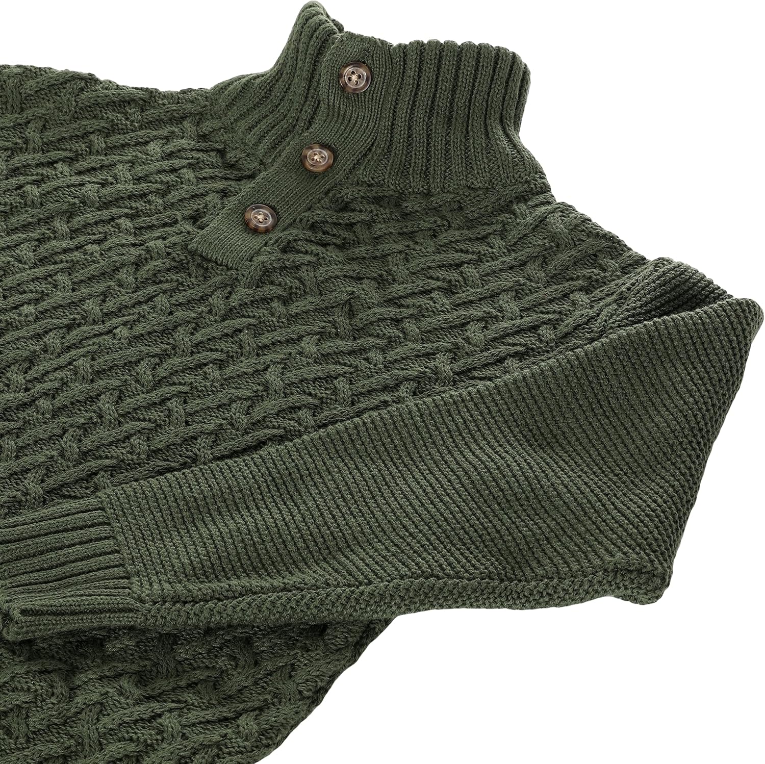 Gioberti Kids and Boys Mock Neck Pullover Knitted Sweater