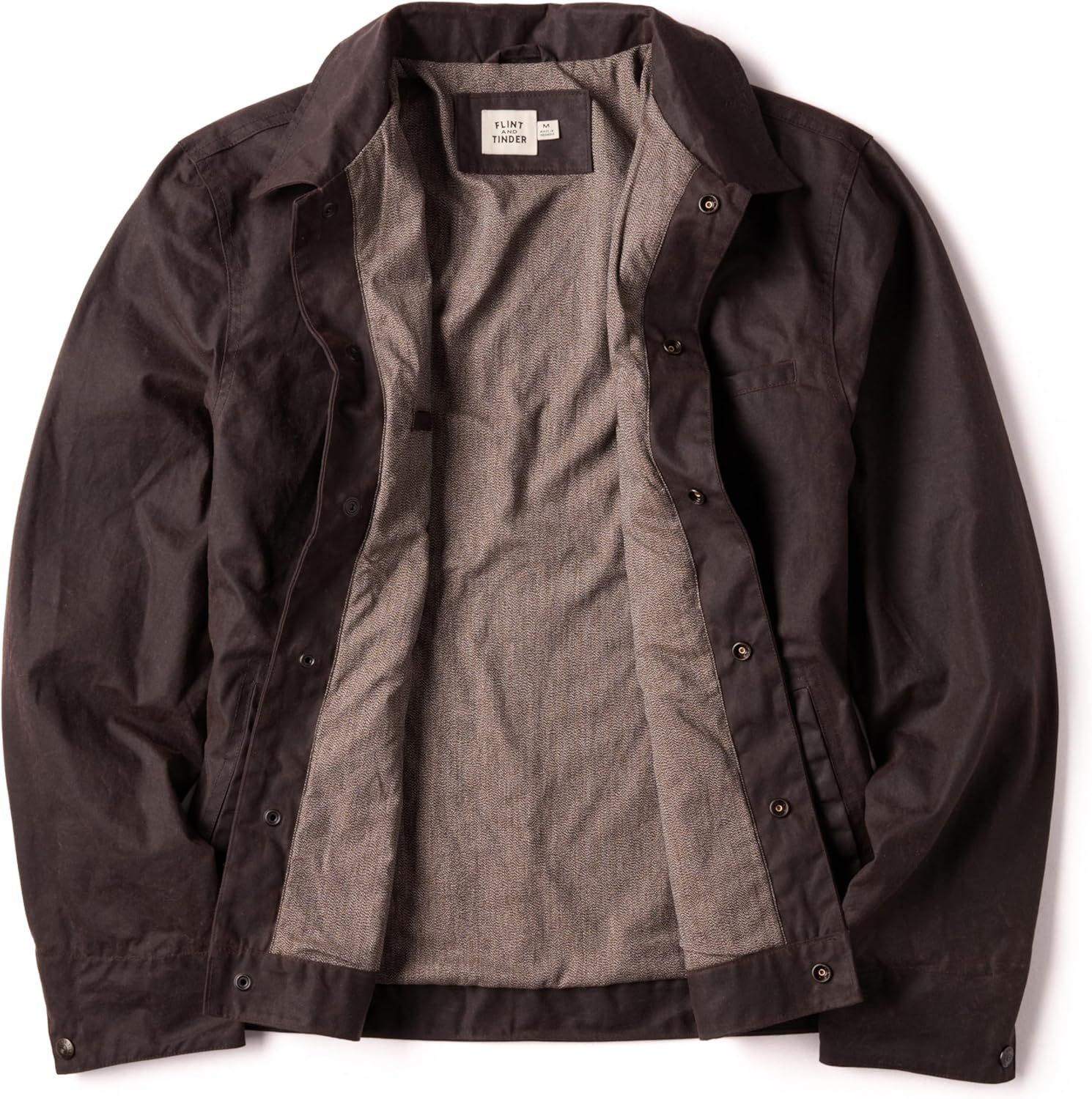 Huckberry Flint and Tinder James Waxed Snap Jacket - Image 4