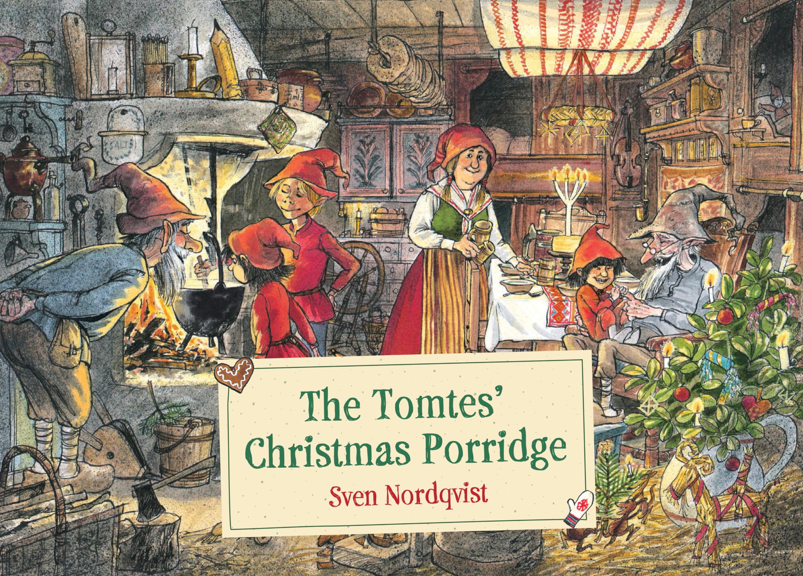 The Tomtes' Christmas Porridge. Nordqvist 9781782508588 Fast Free Shipping**