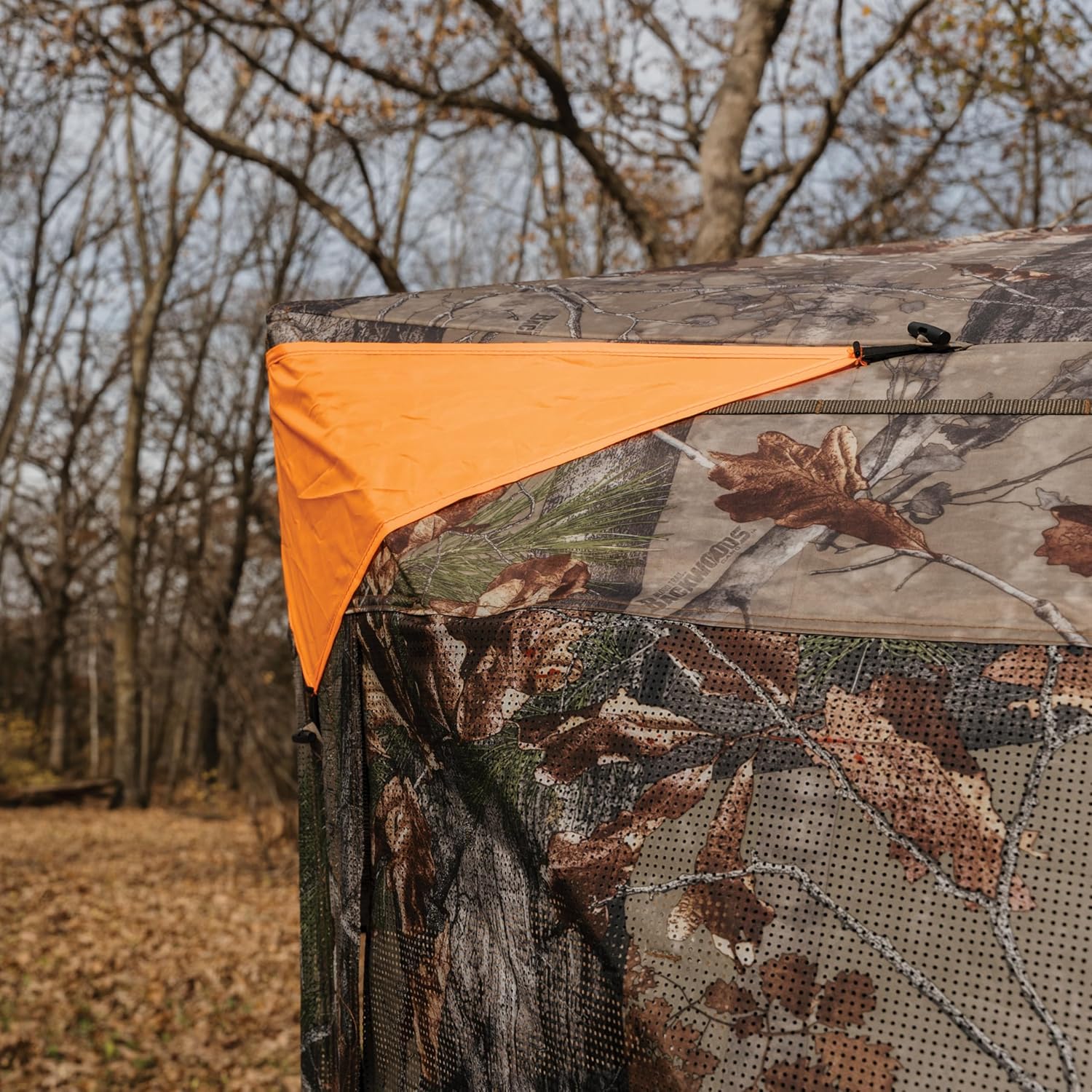 Barronett Blinds® Grandview, See-Through Hunting Blind, View-Through Fabric, Silent Shooting Windows, Bloodtrail™ Backwoods, 104" x 104" x 82", GV450BW