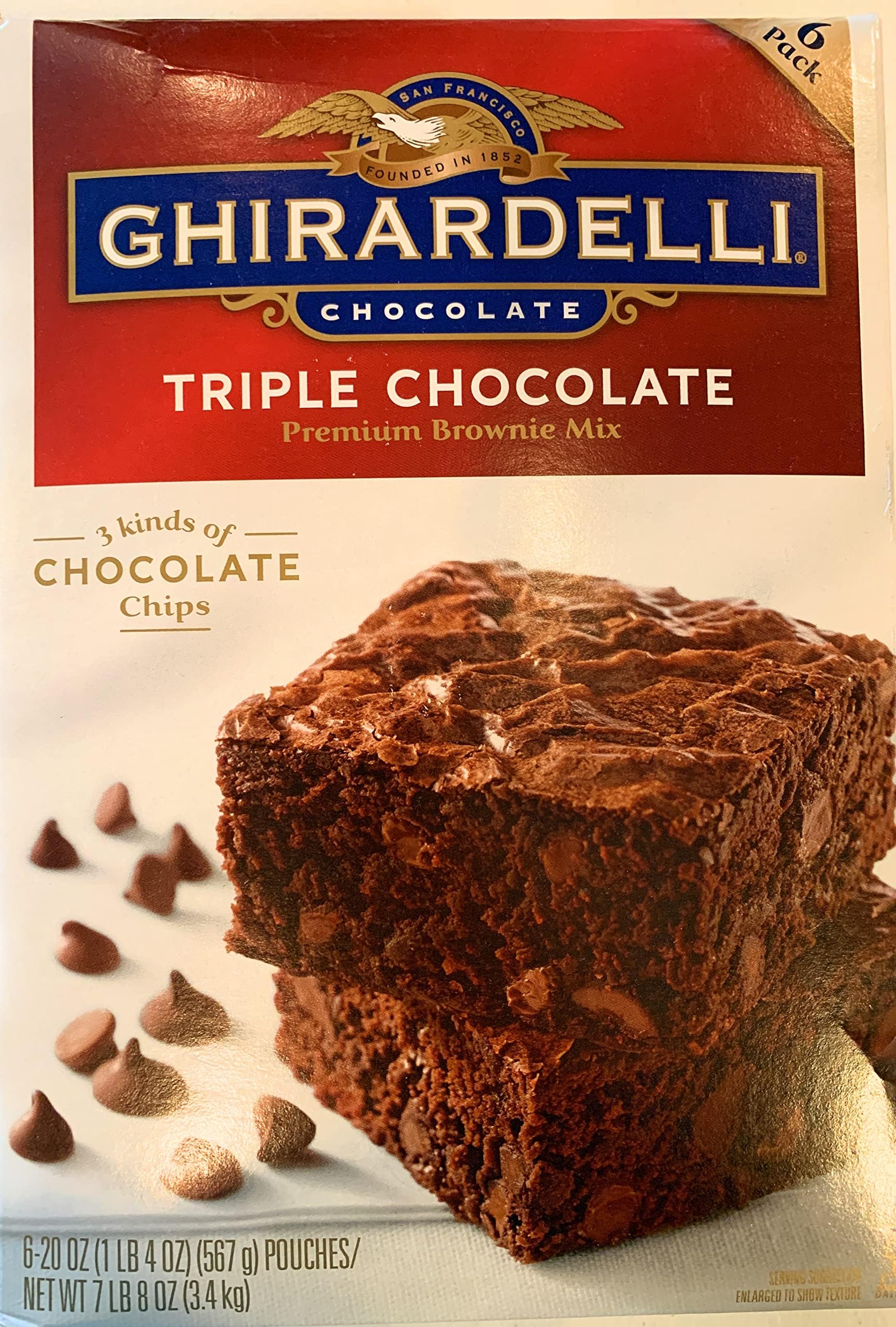 Ghirardelli Triple Chocolate SemiSweet Milk Bittersweet