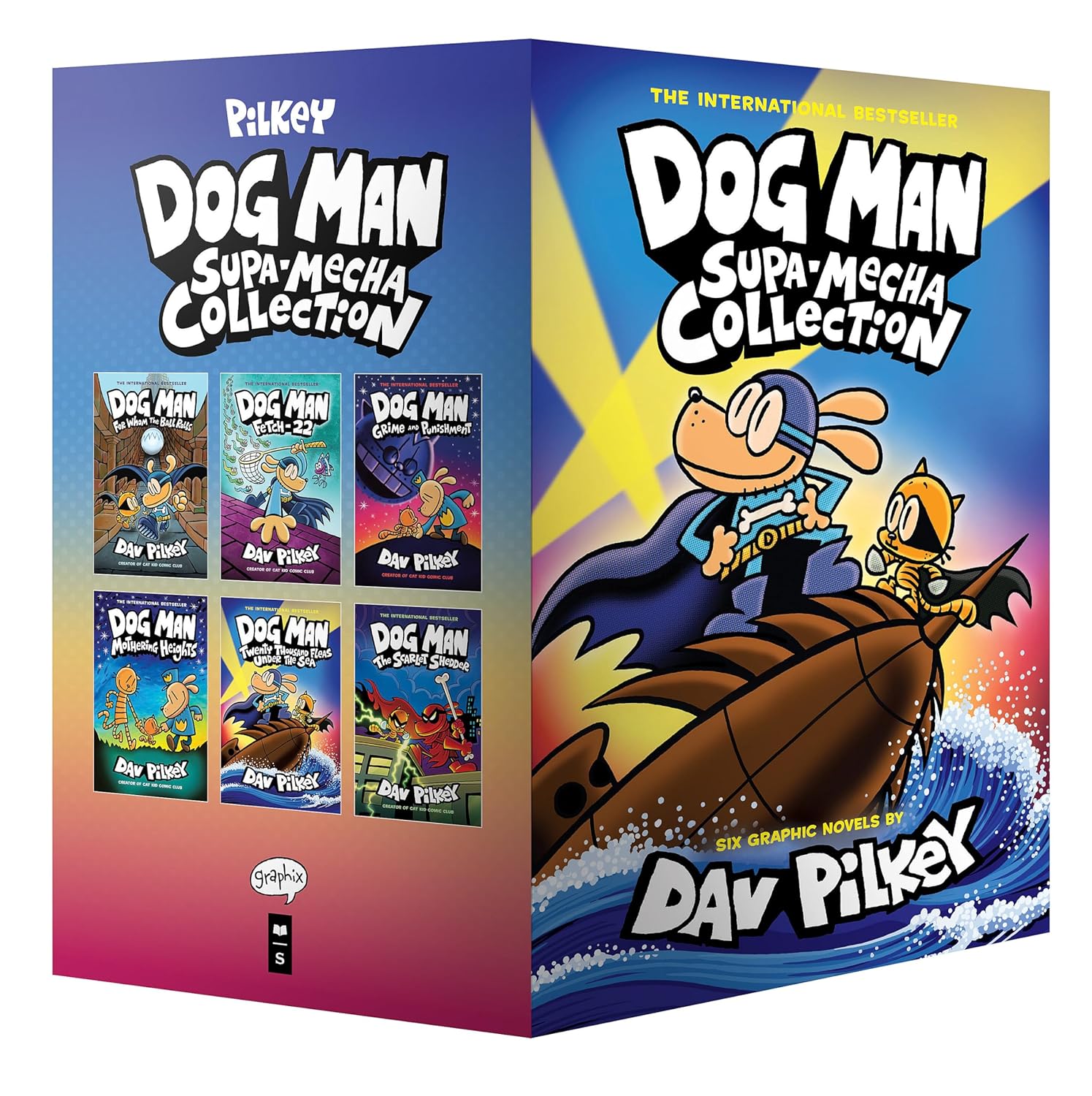 Dog Man Supa-Mecha Collection (Dog Man #7-12 Box Set)      Hardcover – September 1, 2026