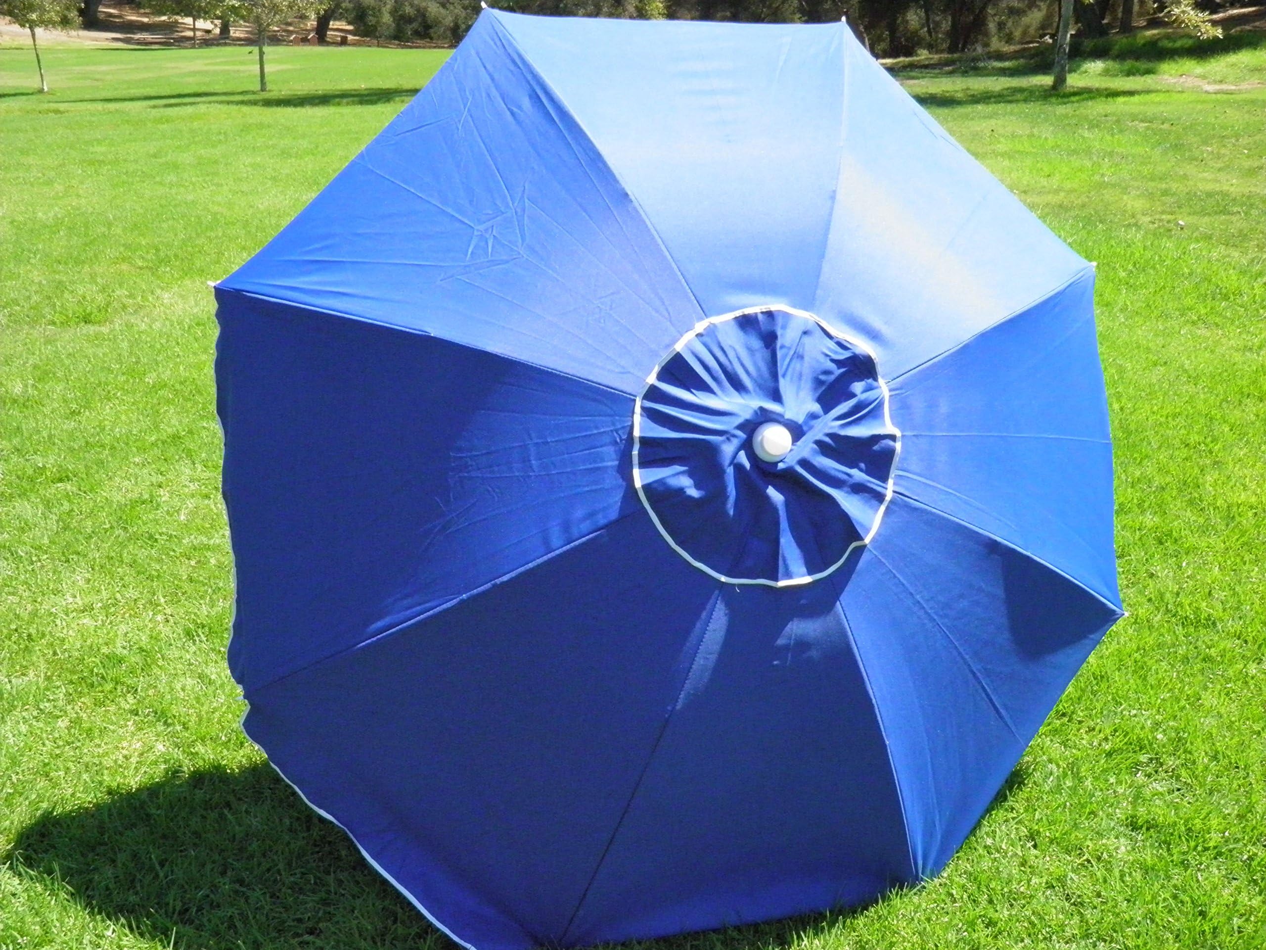 7FT. Waterproof 97% UVA Protection with Carry CASE - Solid Blue