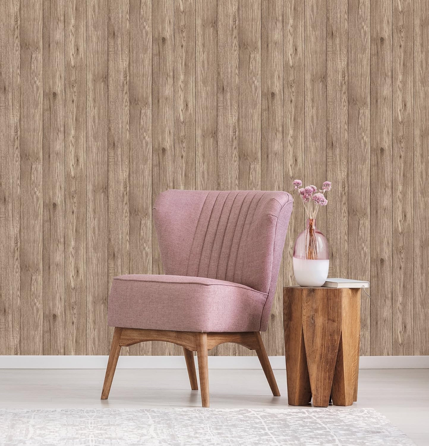 Brewster Home Fashions UW24768 Mammoth Wallpaper, Brown