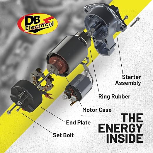 Motor de arranque DB Electrical 12V para Yamaha miniatura 6