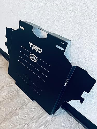 Miniatura 7 de Protector antirrobo, protector de cubierta, defensor, compatible con Toyota Tacoma 2WD 2016-2023 con textura negra con recubrimiento en polvo