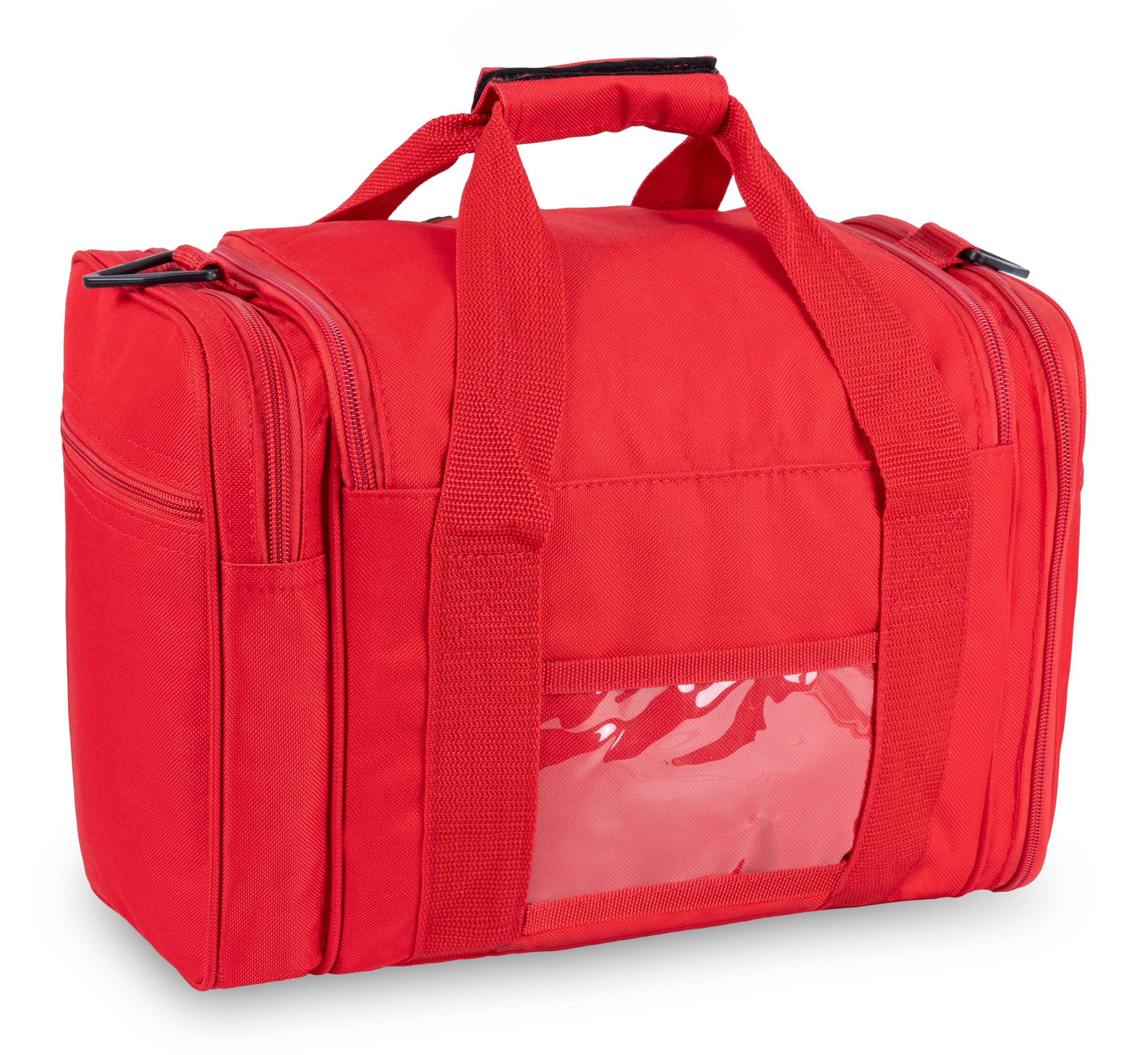 Elite Bags, Macuto botiquín de primeros auxilios, Jumble´s, Mochila de emergencias, 20x37x25cm, Maletín de emergencias,Lavable, Varios compartimentos, Bolsa de emergencia, Loneta, Rojo