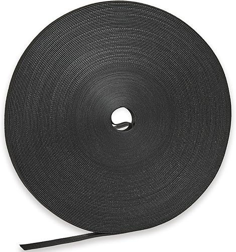 Miniatura 10 de Rollo de gancho y bucle de 48 pies x 12 pulgadas, bridas de sujeción reutilizables, correas de cables multiusos para organizar el hogar, la oficina