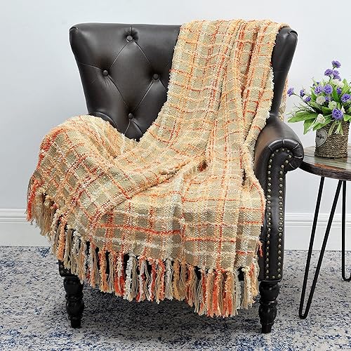 Miniatura 2 de BNF Home cobija de Chenille para sofá, multicolor (50"x 60")