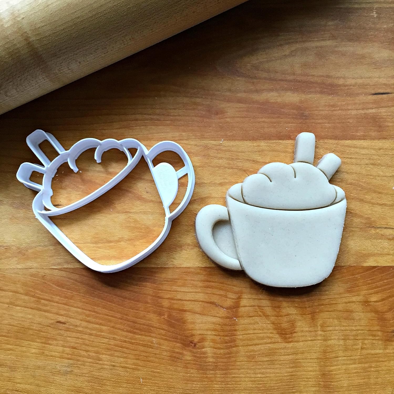 Inc Set of 4 "Ready For Fall" Mugs Cookie Cutter - Dishwasher Safe (4")