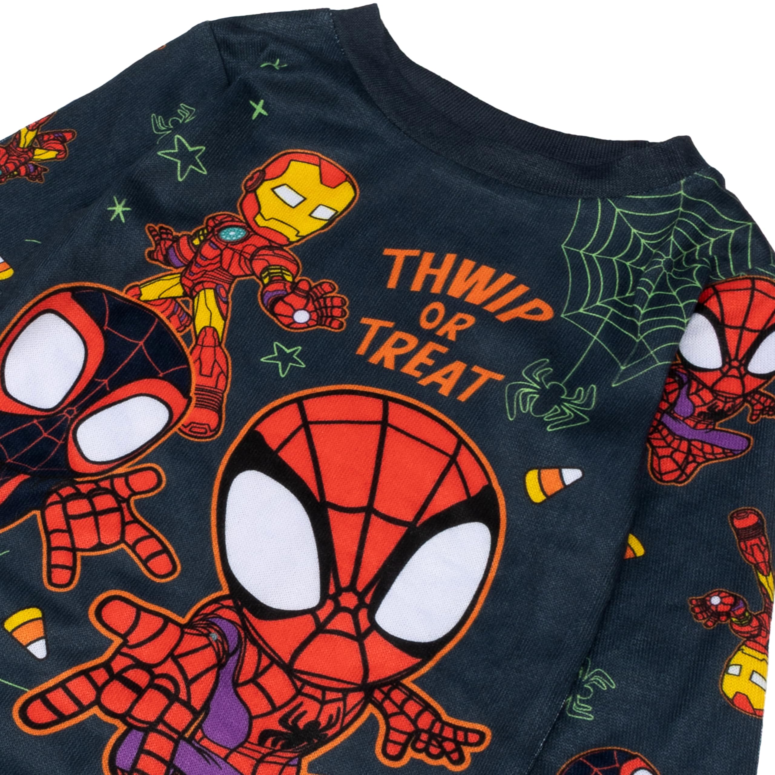 Marvel 2-Piece Loose-Fit Set, Superhero Pajamas, Soft & Cute for Kids Set di Pigiama Bambini e Ragazzi (Pacco da 2)