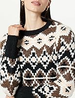Vista 3 de The Drop Jersey Valeria Fairisle para mujer