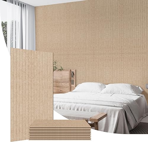 Olanglab Paquete de 10 paneles acústicos de pared, 48 x 24 pulgadas por cada panel acústico, absorbentes de sonido, paneles de sonido decorativos