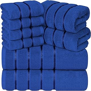 14 Blue Bathroom Ideas for Calm Fresh Modern Appeal 98 Luxury Towels for Bathroom Set of 8-2 Bath Towels 2 Hand Towels 4 Washcl...