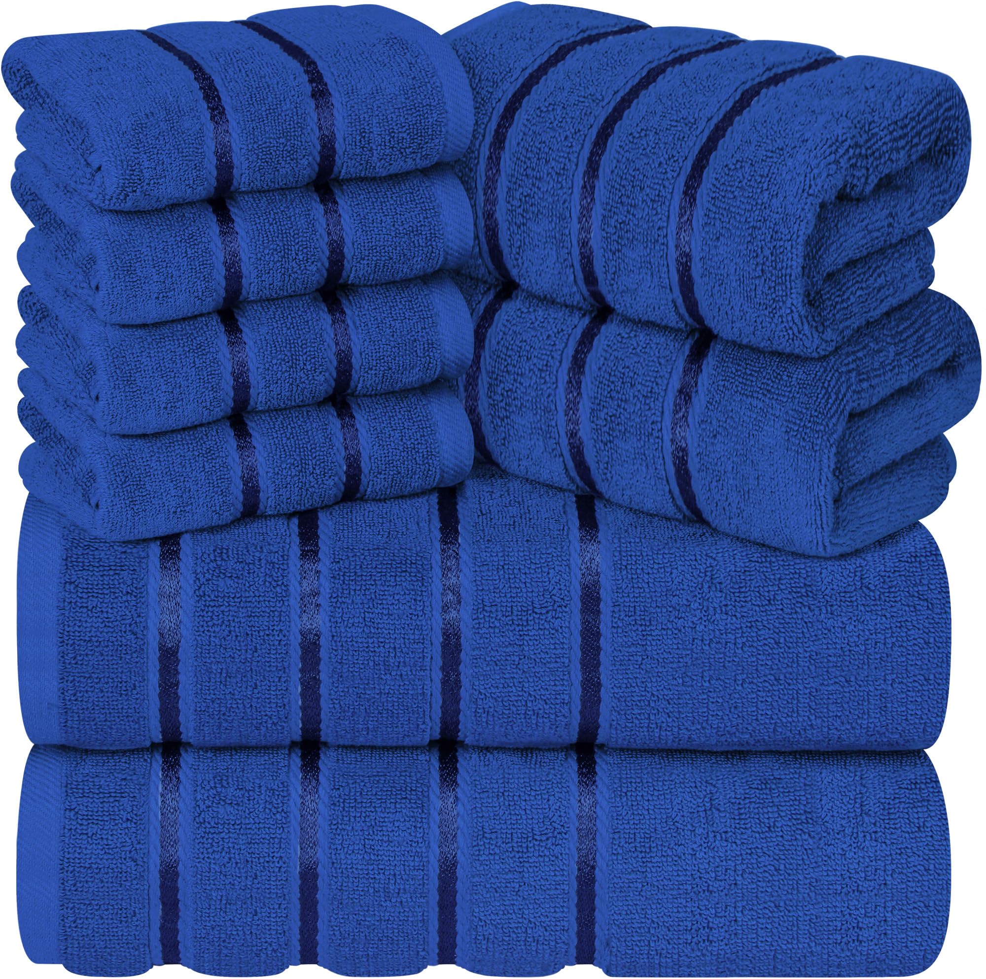 YRALY Luxury 8-Piece Towel Set