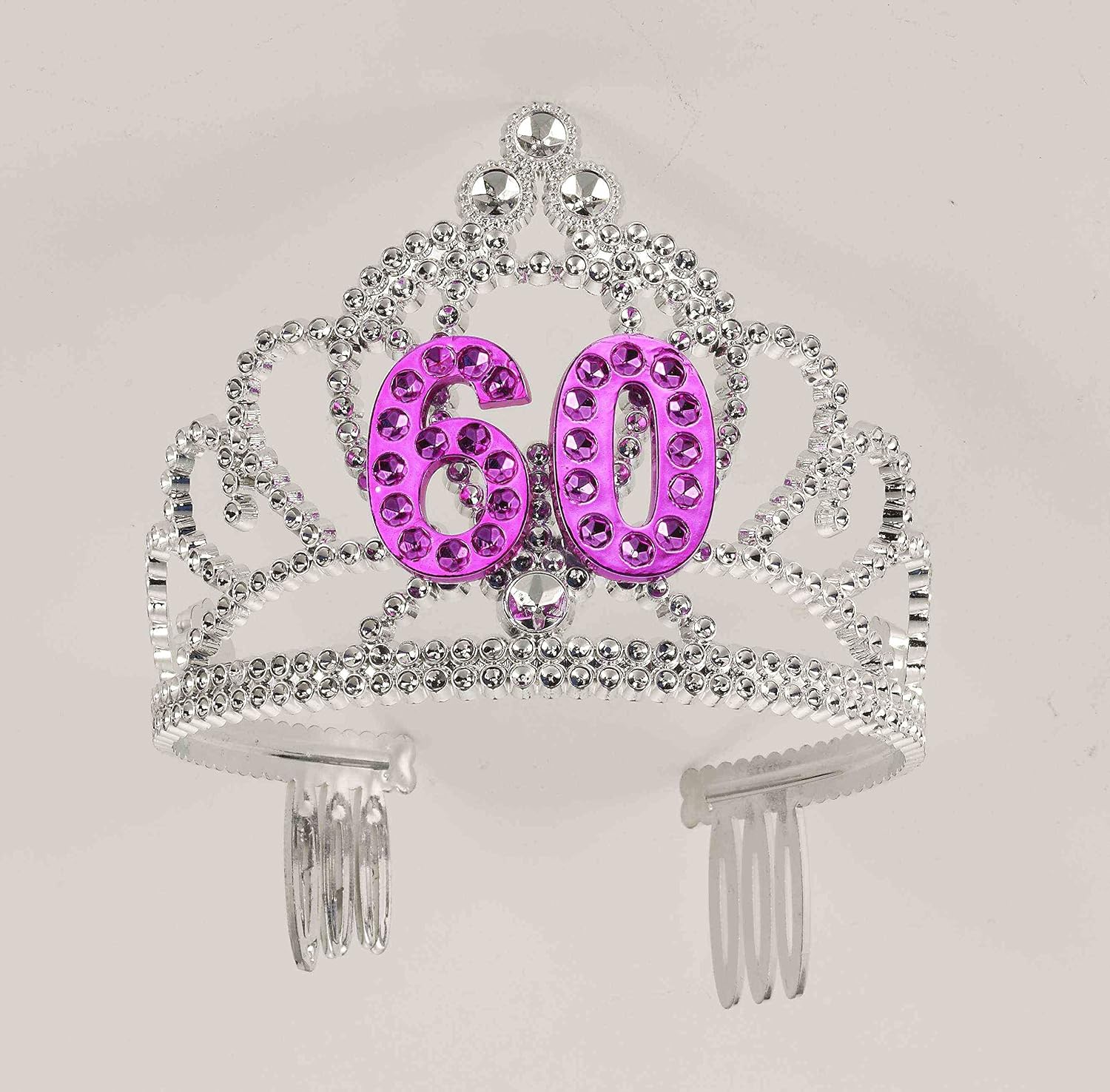 Rubies Forum Popular Price Birthday Tiara, 60th Birthday