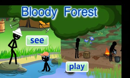 stickman games: Bloody Forest