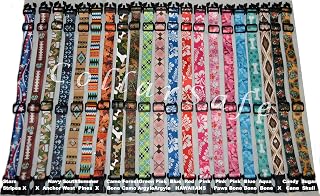 1" Wide Designer Pattern Replacement Collar - FITS PetSafe & Most Other Brands 2-Hole Receiver Modules Requiring 2-Holes 1-3/16" Apart - Read Listing - View Photos