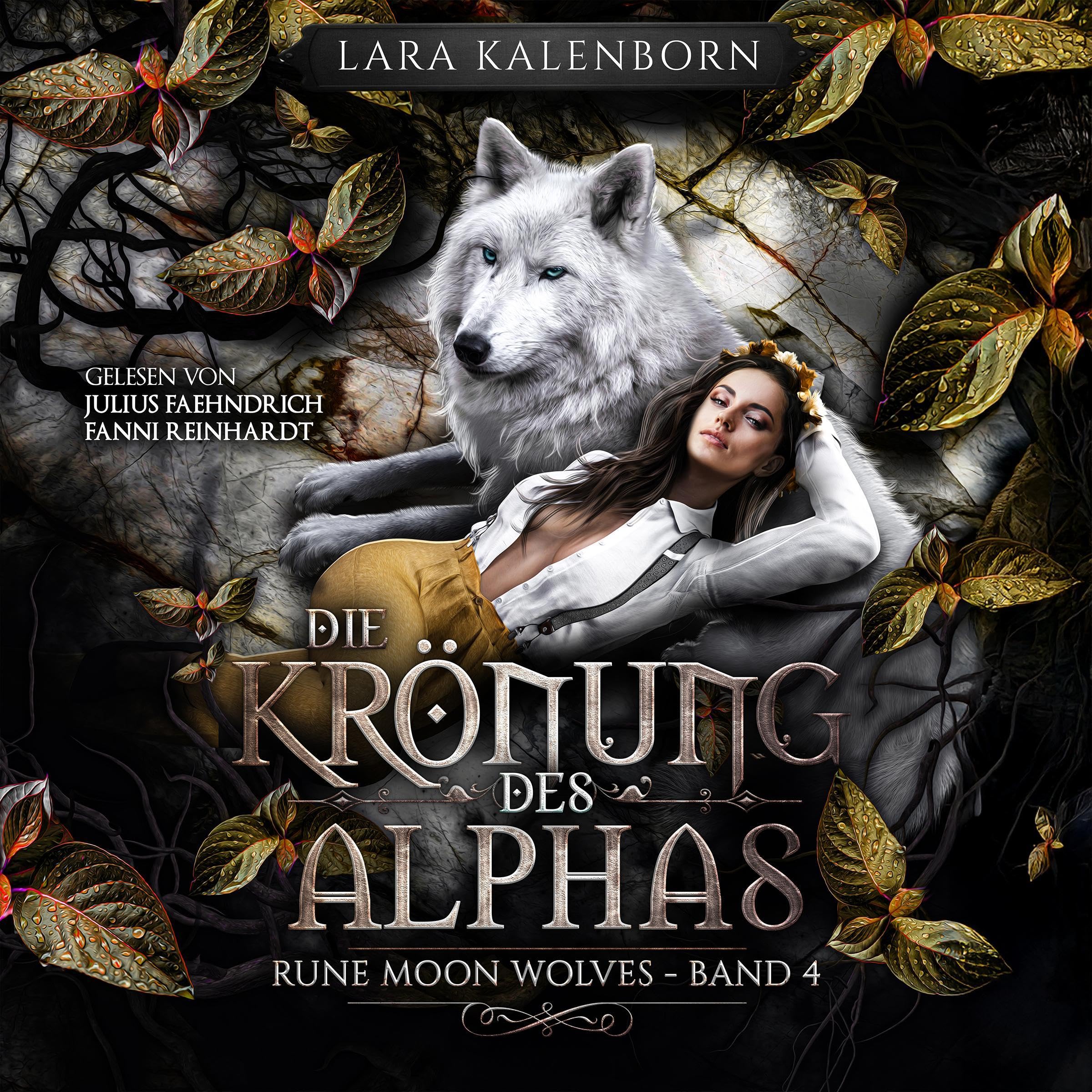 Cover art for "Die Krönung des Alphas" (Rune Moon Wolves 4)