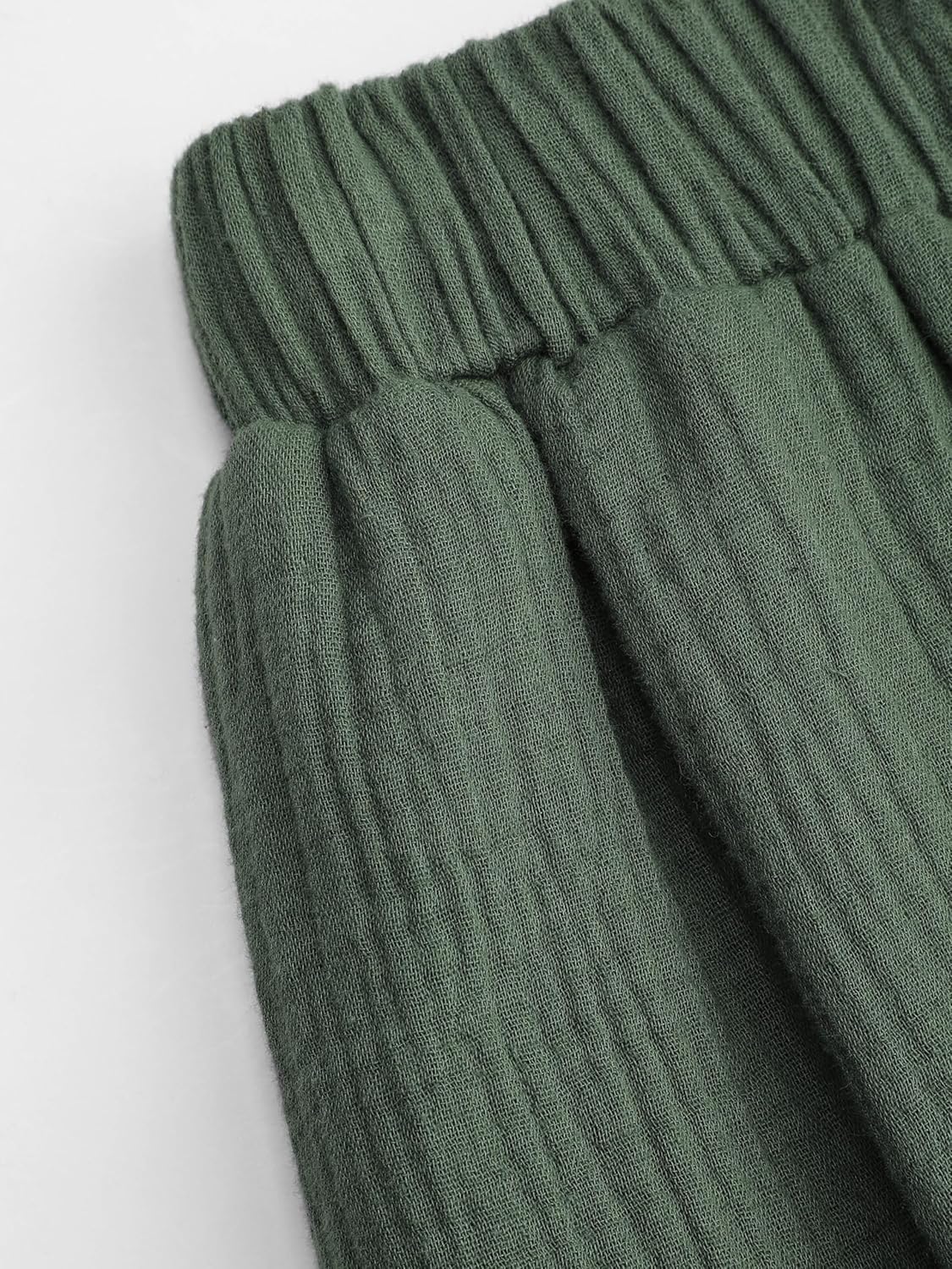 CIDER Women's High Waisted Wide Leg Pants with Pockets Drawstring Palazzo Business Casual Dress Pants Loose Trousers - Image 4