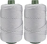 Vista 13 de Cordón de hilo artístico de 14.11 oz, hilo de poliéster color burdeos, para tejer macramé, bolsas de ganchillo, canasta de ganchillo, sombrero