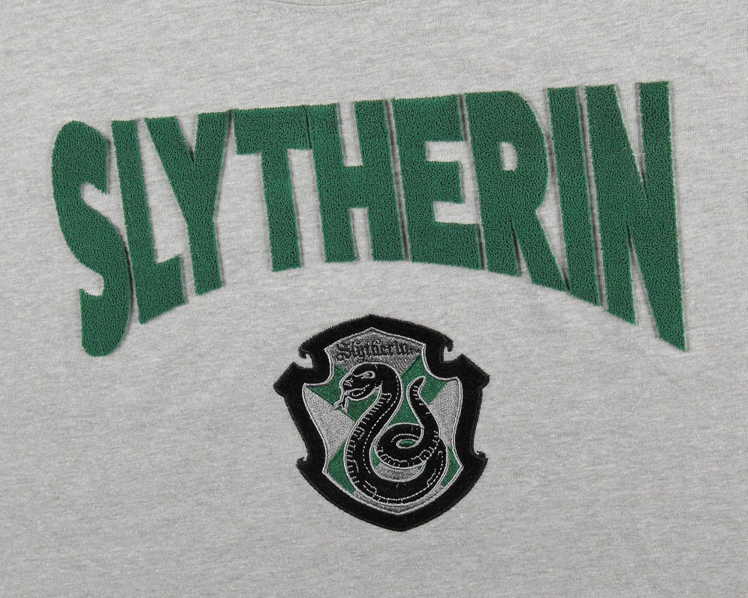 Harry Potter Women's Hogwarts Four Houses Crest Varsity Jersey Adult Junior's Long Sleeve T-Shirt - Image 3