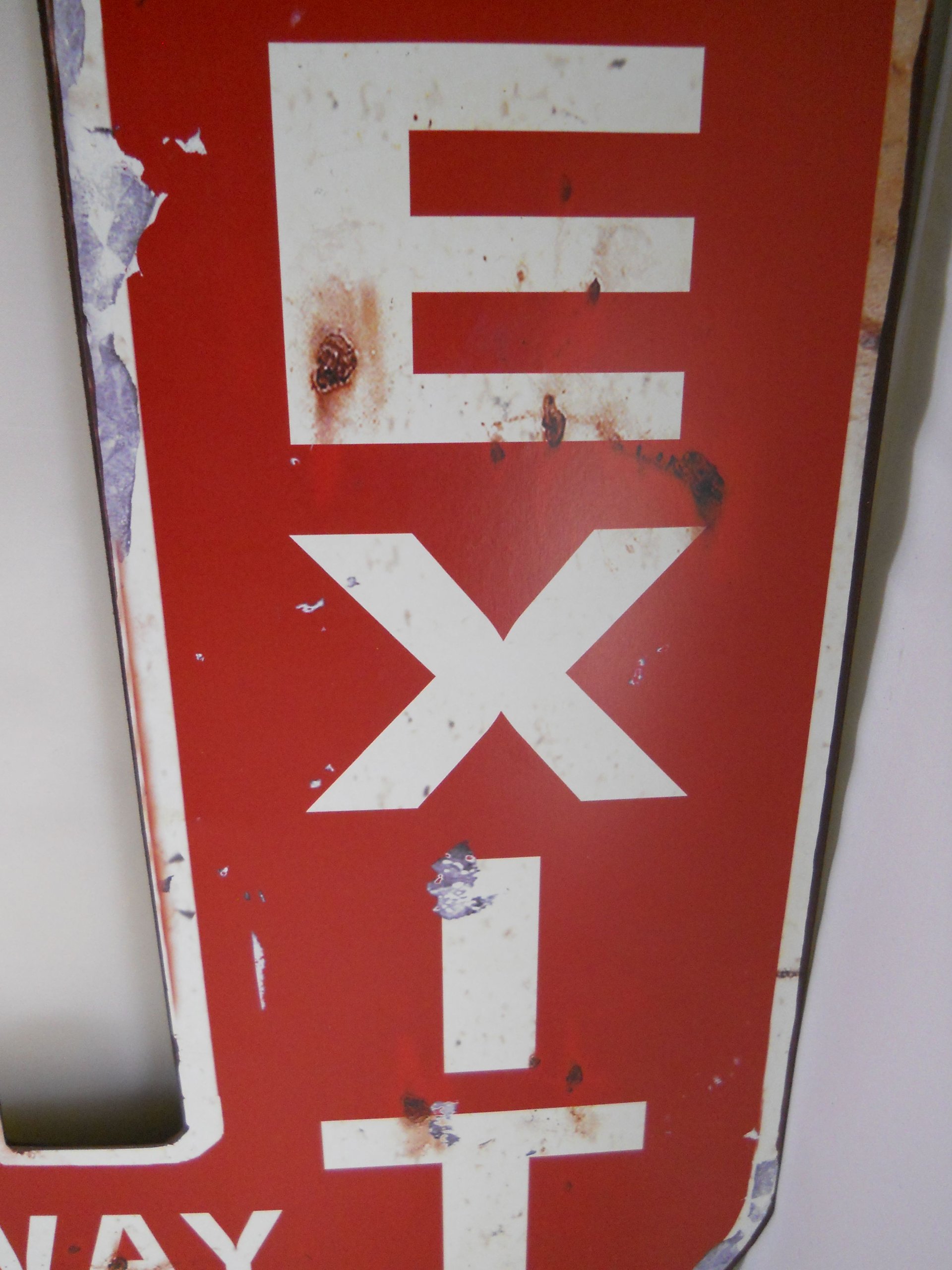 Targa in metallo 'exit way out' - Poli Srl
