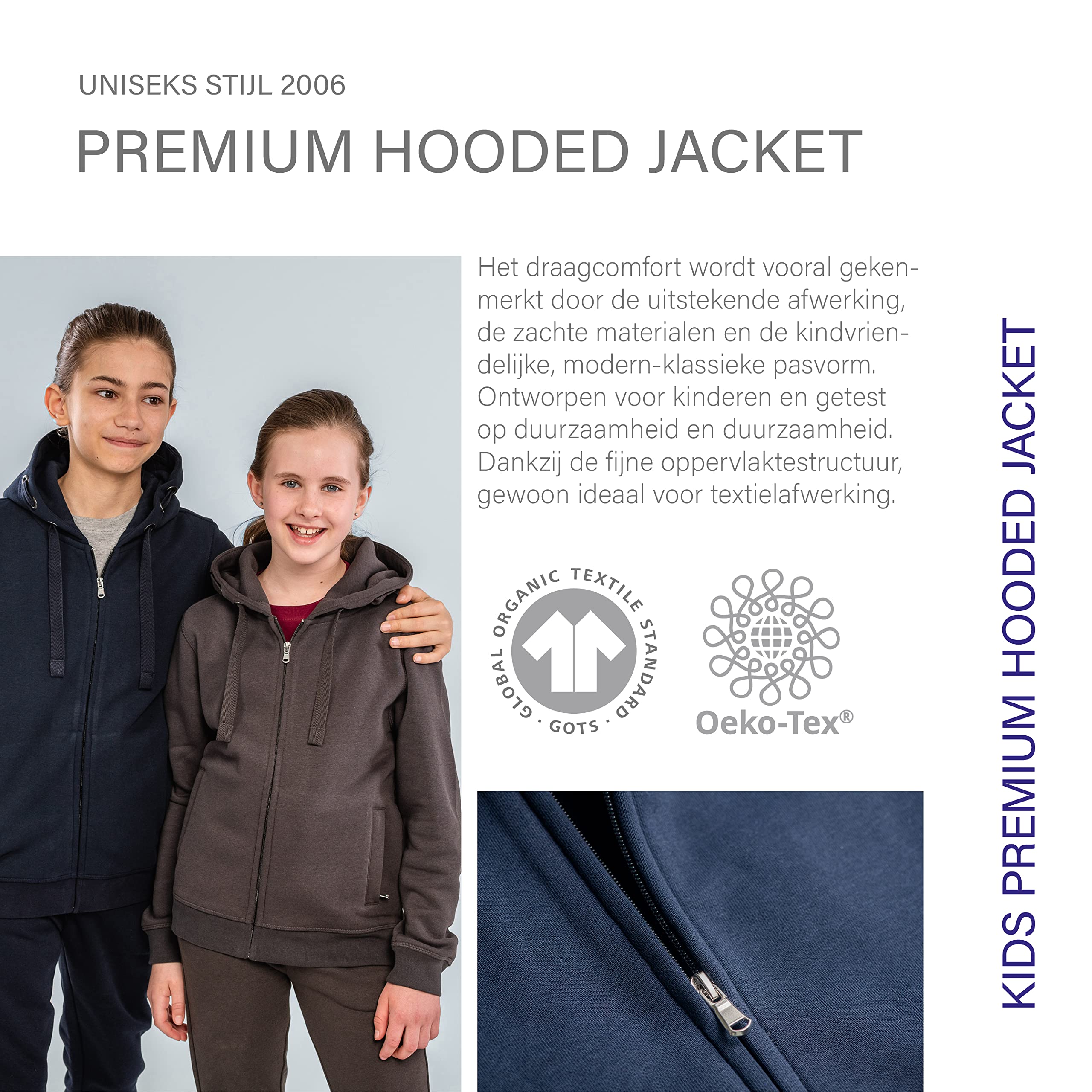 HRM Sudadera con Capucha Unisex niños